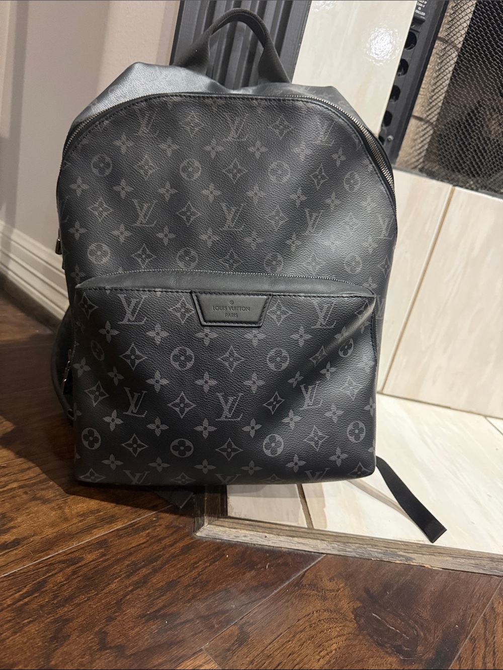 Louis Vuitton Men's Monogram Eclipse Backpack - Charcoal Black